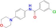 3-Chloro-N-(4-morpholinophenyl)benzamide