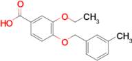 3-Ethoxy-4-((3-methylbenzyl)oxy)benzoic acid