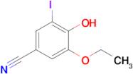 3-Ethoxy-4-hydroxy-5-iodobenzonitrile