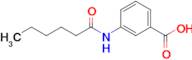 3-Hexanamidobenzoic acid