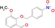 3-Methoxy-2-((4-nitrobenzyl)oxy)benzaldehyde