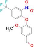 3-Methoxy-4-(2-nitro-4-(trifluoromethyl)phenoxy)benzaldehyde