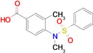 3-Methyl-4-(N-methylphenylsulfonamido)benzoic acid