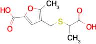 4-(((1-Carboxyethyl)thio)methyl)-5-methylfuran-2-carboxylic acid