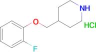 4-((2-Fluorophenoxy)methyl)piperidine hydrochloride