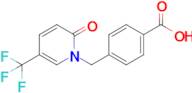 4-((2-Oxo-5-(trifluoromethyl)pyridin-1(2H)-yl)methyl)benzoic acid