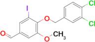 4-((3,4-Dichlorobenzyl)oxy)-3-iodo-5-methoxybenzaldehyde