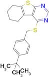 4-((4-(Tert-butyl)benzyl)thio)-5,6,7,8-tetrahydrobenzo[4,5]thieno[2,3-d]pyrimidine