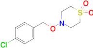 4-((4-Chlorobenzyl)oxy)thiomorpholine 1,1-dioxide