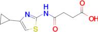 4-((4-Cyclopropylthiazol-2-yl)amino)-4-oxobutanoic acid