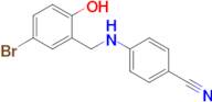 4-((5-Bromo-2-hydroxybenzyl)amino)benzonitrile