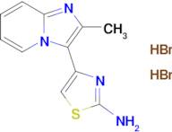 4-(2-Methylimidazo[1,2-a]pyridin-3-yl)thiazol-2-amine dihydrobromide