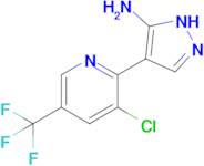 4-[3-chloro-5-(trifluoromethyl)pyridin-2-yl]-1H-pyrazol-5-amine