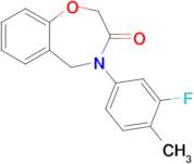 4-(3-Fluoro-4-methylphenyl)-4,5-dihydrobenzo[f][1,4]oxazepin-3(2H)-one