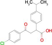 4-(4-Chlorophenyl)-2-(4-isopropylphenyl)-4-oxobutanoic acid