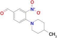 4-(4-Methylpiperidin-1-yl)-3-nitrobenzaldehyde