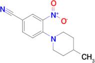 4-(4-Methylpiperidin-1-yl)-3-nitrobenzonitrile