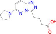 4-(6-(Pyrrolidin-1-yl)-[1,2,4]triazolo[4,3-b]pyridazin-3-yl)butanoic acid