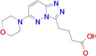 4-(6-Morpholino-[1,2,4]triazolo[4,3-b]pyridazin-3-yl)butanoic acid