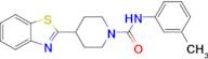 4-(Benzo[d]thiazol-2-yl)-N-(m-tolyl)piperidine-1-carboxamide