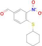 4-(Cyclohexylthio)-3-nitrobenzaldehyde