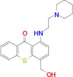 4-(Hydroxymethyl)-1-((2-(piperidin-1-yl)ethyl)amino)-9H-thioxanthen-9-one