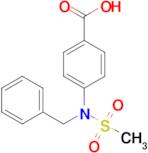 4-(N-benzylmethylsulfonamido)benzoic acid