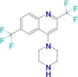 4-(Piperazin-1-yl)-2,6-bis(trifluoromethyl)quinoline