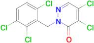 4,5-Dichloro-2-(2,3,6-trichlorobenzyl)pyridazin-3(2H)-one