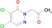 4,5-Dichloro-2-(2-oxopropyl)pyridazin-3(2H)-one