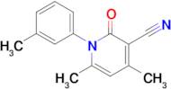 4,6-Dimethyl-2-oxo-1-(m-tolyl)-1,2-dihydropyridine-3-carbonitrile