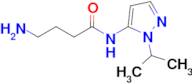 4-Amino-N-(1-isopropyl-1H-pyrazol-5-yl)butanamide