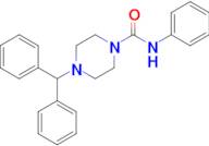 4-Benzhydryl-N-phenylpiperazine-1-carboxamide