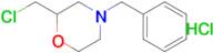 4-Benzyl-2-(chloromethyl)morpholine hydrochloride