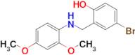 4-Bromo-2-(((2,4-dimethoxyphenyl)amino)methyl)phenol