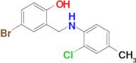 4-Bromo-2-(((2-chloro-4-methylphenyl)amino)methyl)phenol