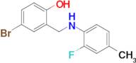 4-Bromo-2-(((2-fluoro-4-methylphenyl)amino)methyl)phenol