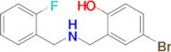 4-Bromo-2-(((2-fluorobenzyl)amino)methyl)phenol