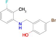 4-Bromo-2-(((3-fluoro-2-methylphenyl)amino)methyl)phenol