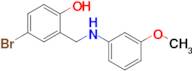 4-Bromo-2-(((3-methoxyphenyl)amino)methyl)phenol