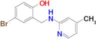 4-Bromo-2-(((4-methylpyridin-2-yl)amino)methyl)phenol