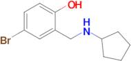 4-Bromo-2-((cyclopentylamino)methyl)phenol