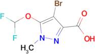 4-Bromo-5-(difluoromethoxy)-1-methyl-1H-pyrazole-3-carboxylic acid