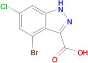 4-Bromo-6-chloro-1H-indazole-3-carboxylic acid