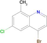 4-Bromo-6-chloro-8-methylquinoline