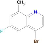 4-Bromo-6-fluoro-8-methylquinoline