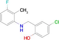 4-Chloro-2-(((3-fluoro-2-methylphenyl)amino)methyl)phenol