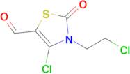 4-Chloro-3-(2-chloroethyl)-2-oxo-2,3-dihydrothiazole-5-carbaldehyde