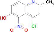 4-Chloro-2-methyl-5-nitroquinolin-6-ol