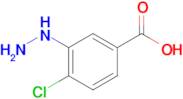 4-Chloro-3-hydrazinylbenzoic acid